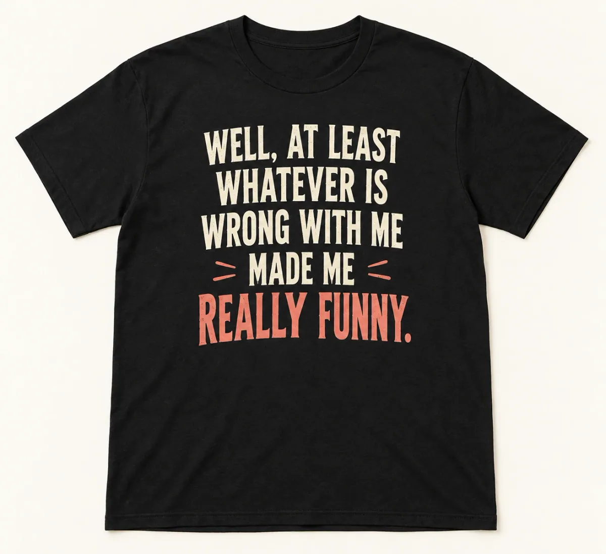 Whatever Is Wrong With Me Tee in Black